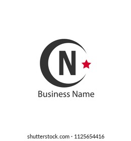 Letter N Logo Template Design
