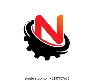 Letter N Logo Template Design Vector, Emblem, Concept Design, Creative Symbol, Icon