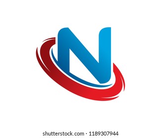 Letter N Logo Template Design Vector, Emblem, Concept Design, Creative Symbol, Icon