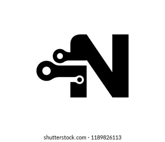 Letter N Logo Template Design Vector, Emblem, Concept Design, Creative Symbol, Icon