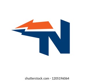 Letter N Logo Template Design Vector, Emblem, Concept Design, Creative Symbol, Icon
