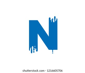 Letter N Logo Template Design Vector, Emblem, Concept Design, Creative Symbol, Icon