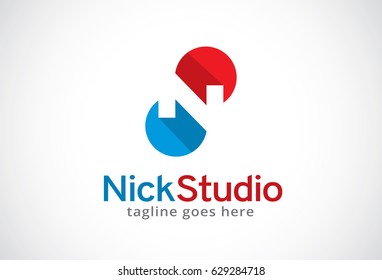 Letter N Logo Template Design Vector, Emblem, Design Concept, Creative Symbol, Icon