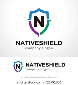 Letter N Logo Template Design Vector, Emblem, Design Concept, Creative Symbol, Icon