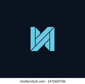 Letter N logo template icon vector design
