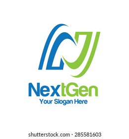 Letter N logo template . Simple and clean Letter N logo vector. 