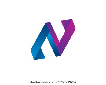 Letter N Logo Template, Symbol, Icon