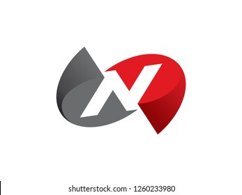 Letter N Logo Template, Symbol, Icon