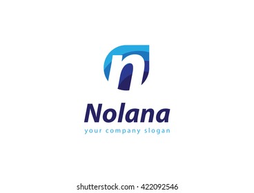 letter N logo Template for your company