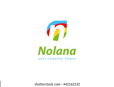 letter N logo Template for your company