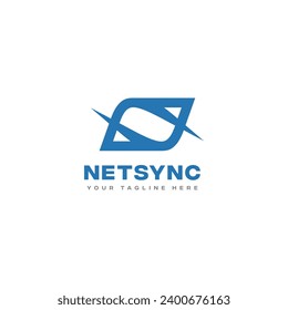 logotipo de la letra N. Este diseño sencillo y dinámico Logo para empresas es adecuado para muchas industrias relacionadas con medios de comunicación, digitales, consultoría, finanzas, etc