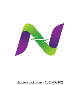 Letter N Logo Vector