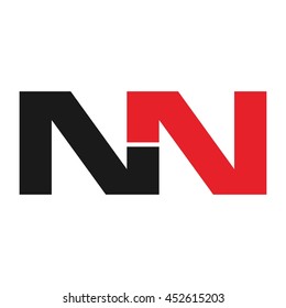 letter N and N logo vector.