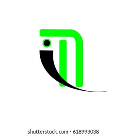 letter n logo vector