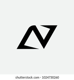letter N logo vector. vector alphabet