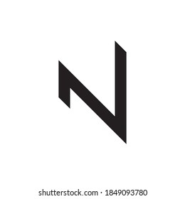 Letter N logo vector design