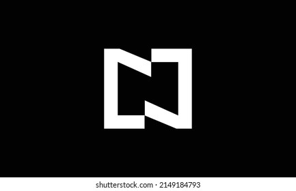 letter N logo vector design template. N minimalist logo template vector.