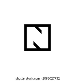 letter N logo vector icon design