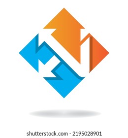 Letter N logo vector icon design