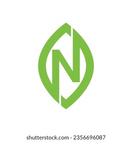 Letter N logo vector icon design template 