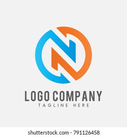 letter N logo vector, icon N abstract.