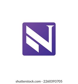 Letter N logo vector template element
