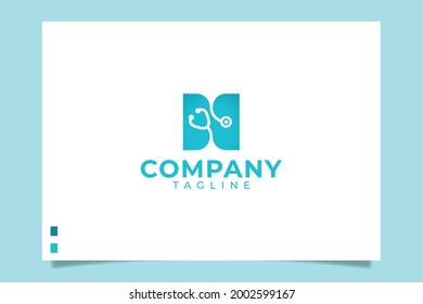 letter N medical logo vector for any business especially for medical and health care, pharmacy, hospital, clinic, etc.