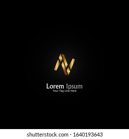 "letter N". Minimalist, simple,digital and modern logo design.