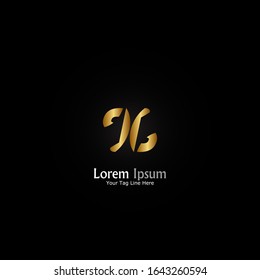 "letter N". Minimalist, simple,digital and modern logo design.