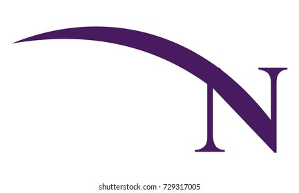 Letter N Modern Logo 