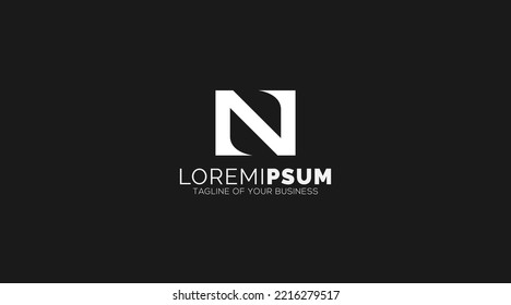 Letter N Modern Logo Template Vektor