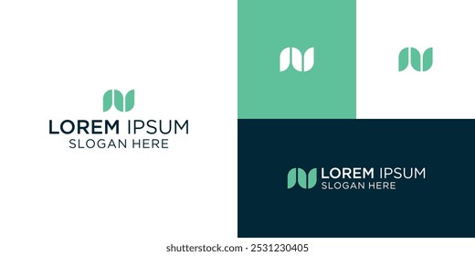 Letter N Modern Logo Template Vector. N monogram logo vector. N symbol vector.