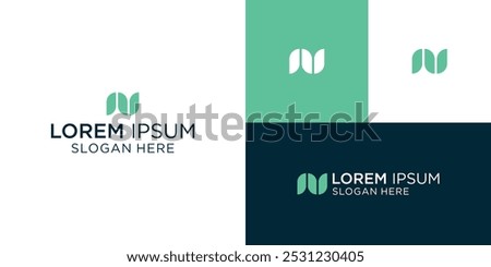 Letter N Modern Logo Template Vector. N monogram logo vector. N symbol vector.