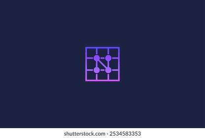 letter n molecule logo icon design vector design template inspiration