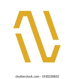 Letter N Monogram Logo Design