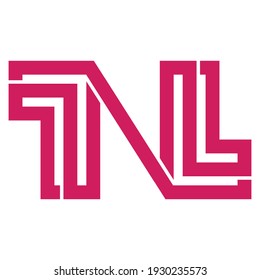 Diseño de logotipo de monograma de carta N
