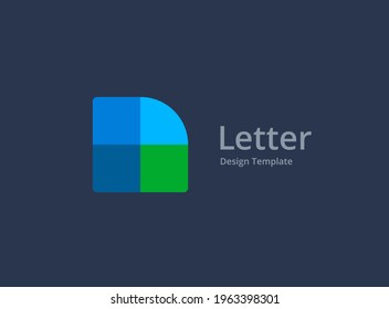 Letter N mosaic logo icon design template elements