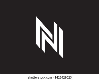 Letter N or NN Logo Template, Icon, Symbol