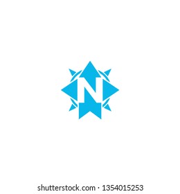 Letter N North Logo