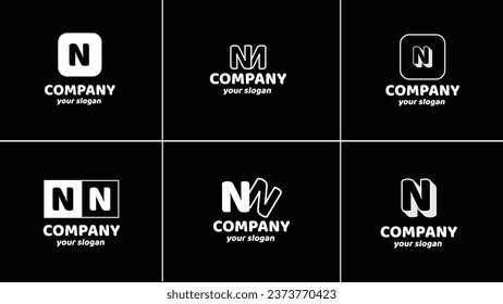 
Letter N Pack Funny Modern Logo is a logo that is unique, funny, very varied and suitable for your business