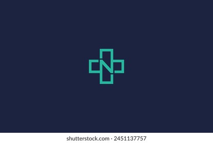 letra n con logotipo plus diseño de iconos diseño de Vector Plantilla inspiración