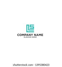 Letter N and S Initial logo Design Inspiration
