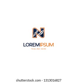 Letter N Shape Claw Abstract Creative Modern Business Monogram Logo
