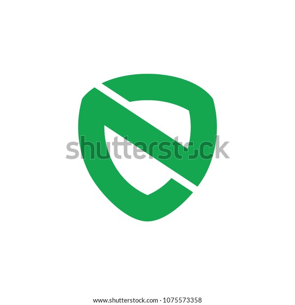 Letter N Shield Shape Logo Stock Vector Royalty Free 1075573358 Shutterstock