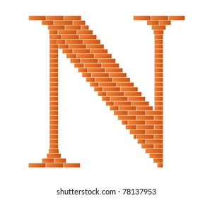 The letter N is shown in the picture.