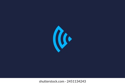 letter n with signal logo icon design vector design template inspiration