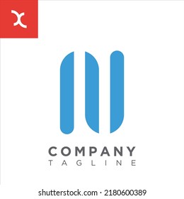 Letter N Simple Logo Design