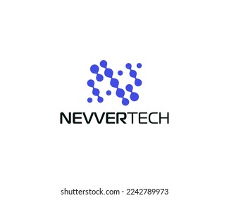 Letter N Simple Monogram Logo