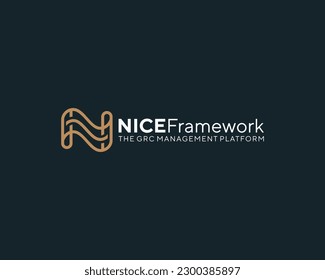 Letter N Simple Monogram Logo