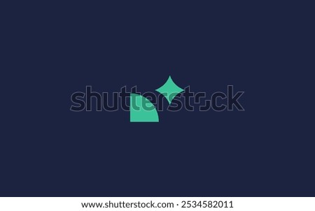 letter n with star logo icon design vector design template inspiration